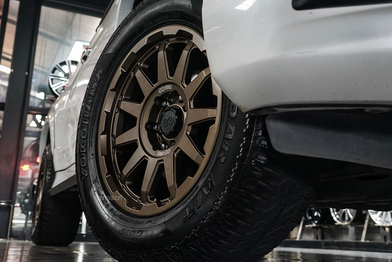 Enkei Trail Cross with Mitsubishi Pajero Sport