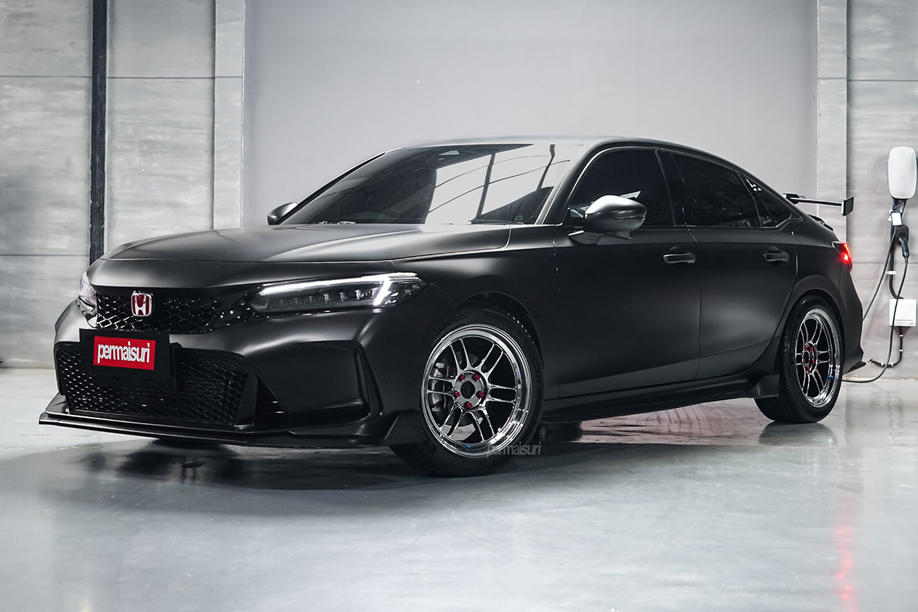 Enkei RPF1 with Honda Civic