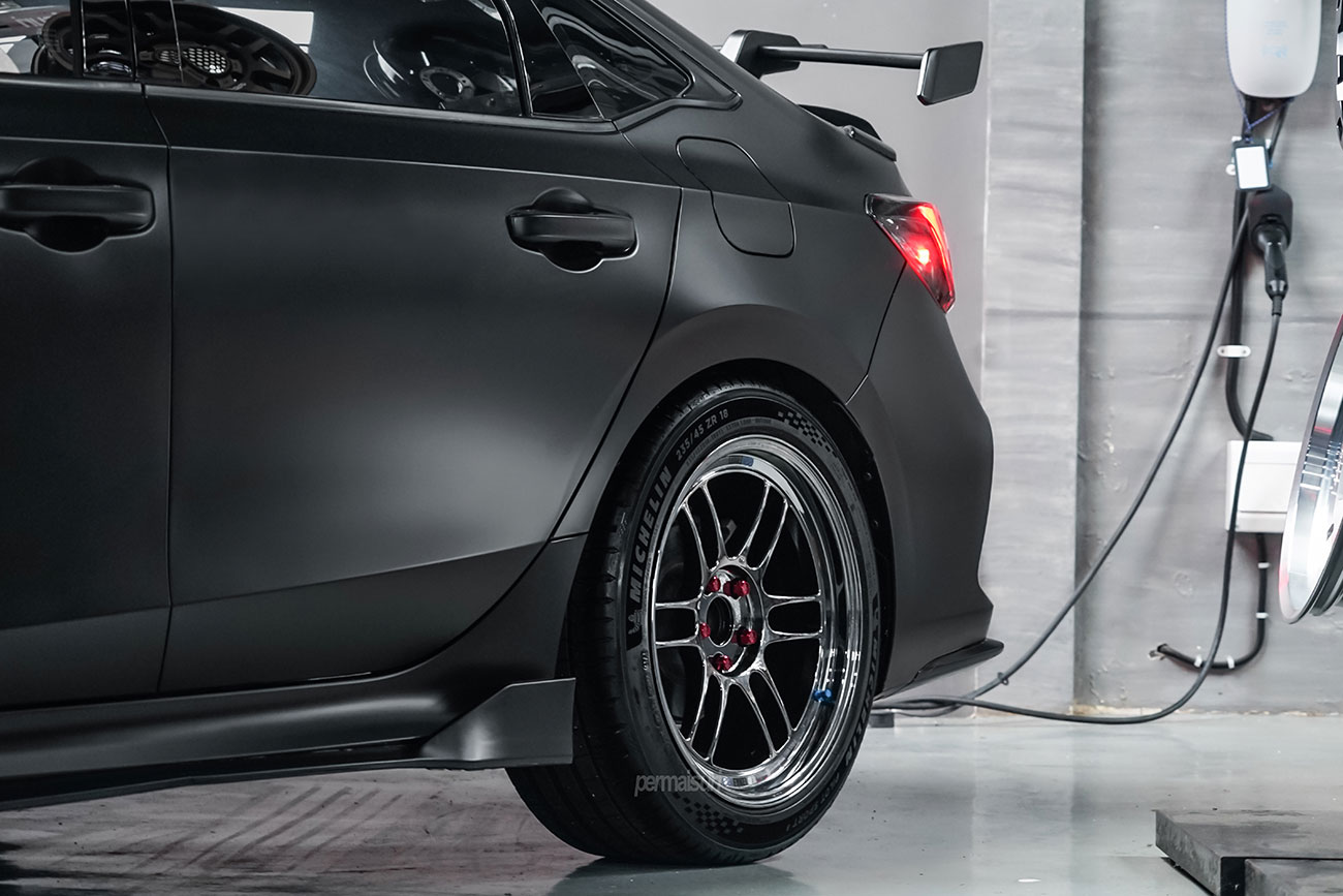 Enkei RPF1 with Honda Civic