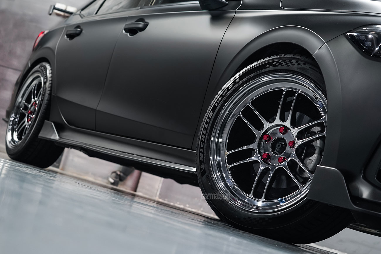 Enkei RPF1 with Honda Civic