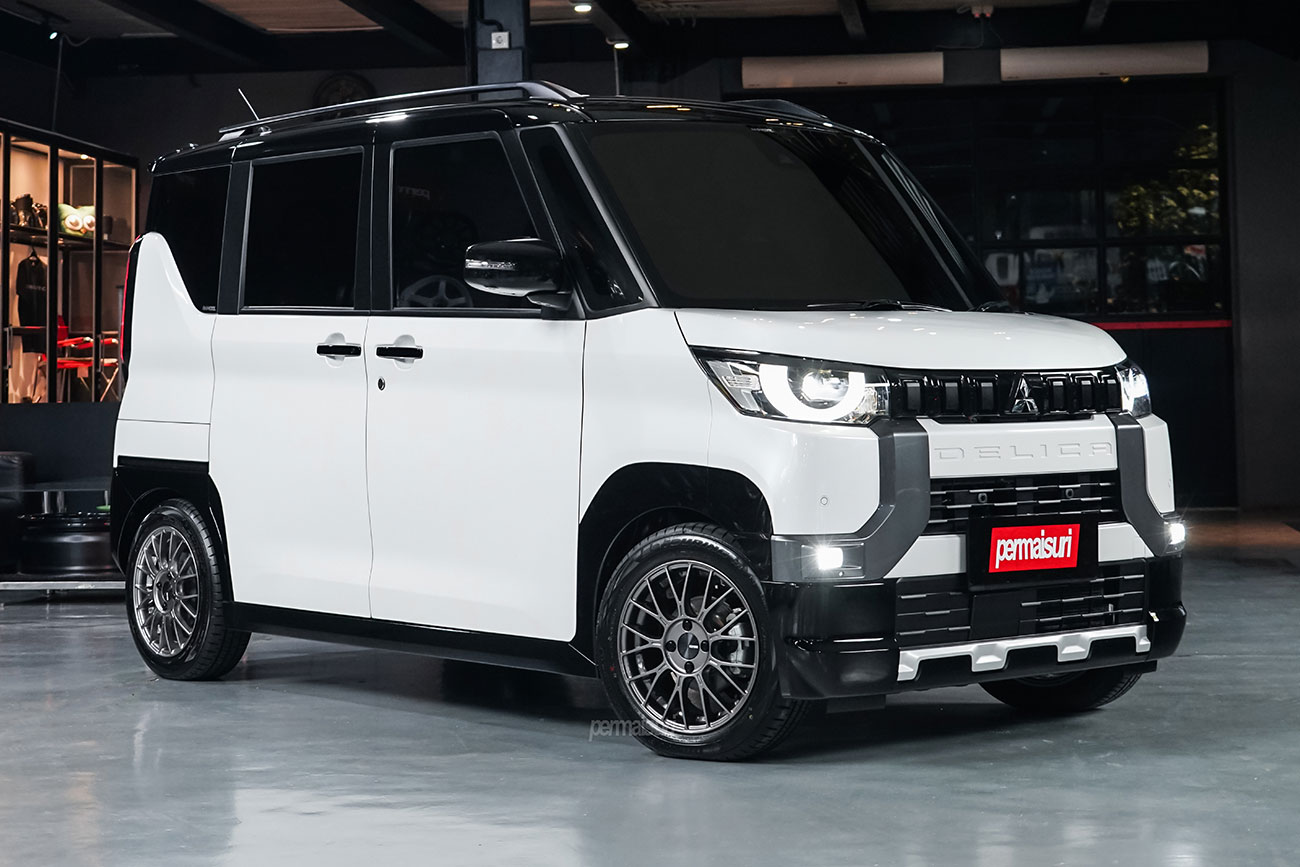 Enkei PFM1 with Mitsubishi Delica