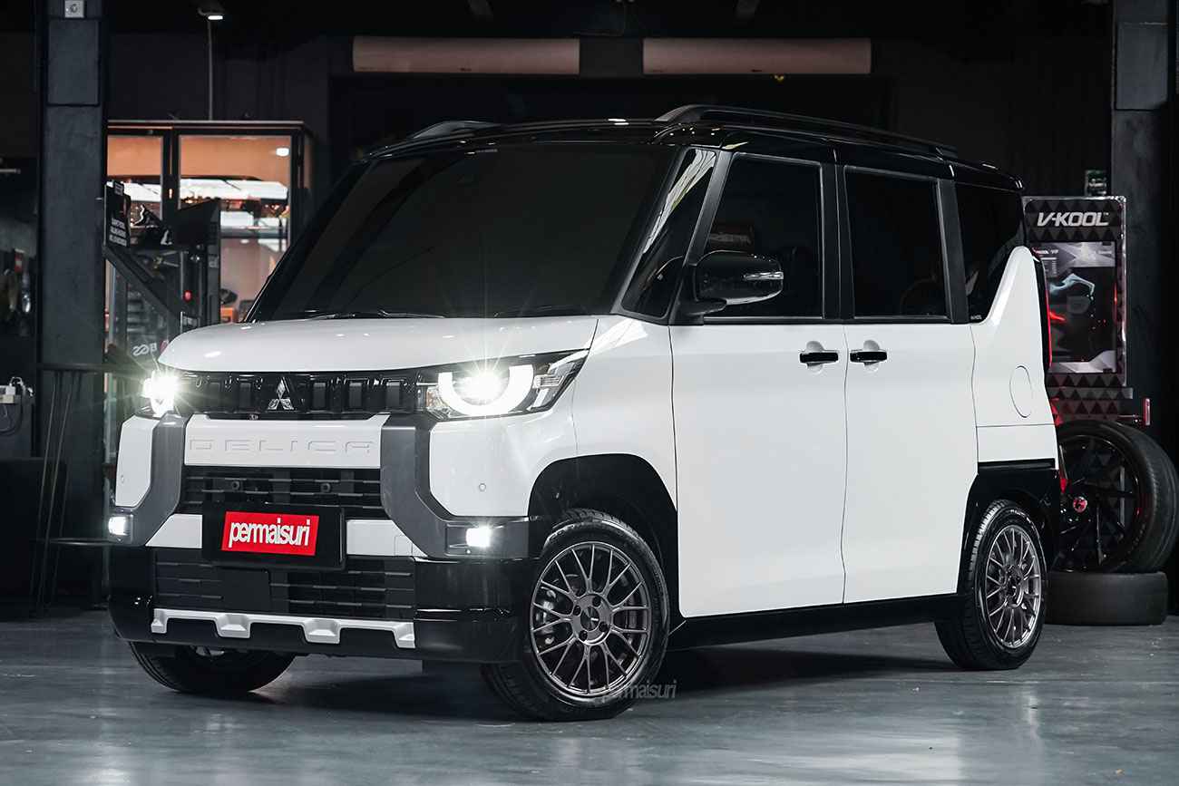 Enkei PFM1 with Mitsubishi Delica