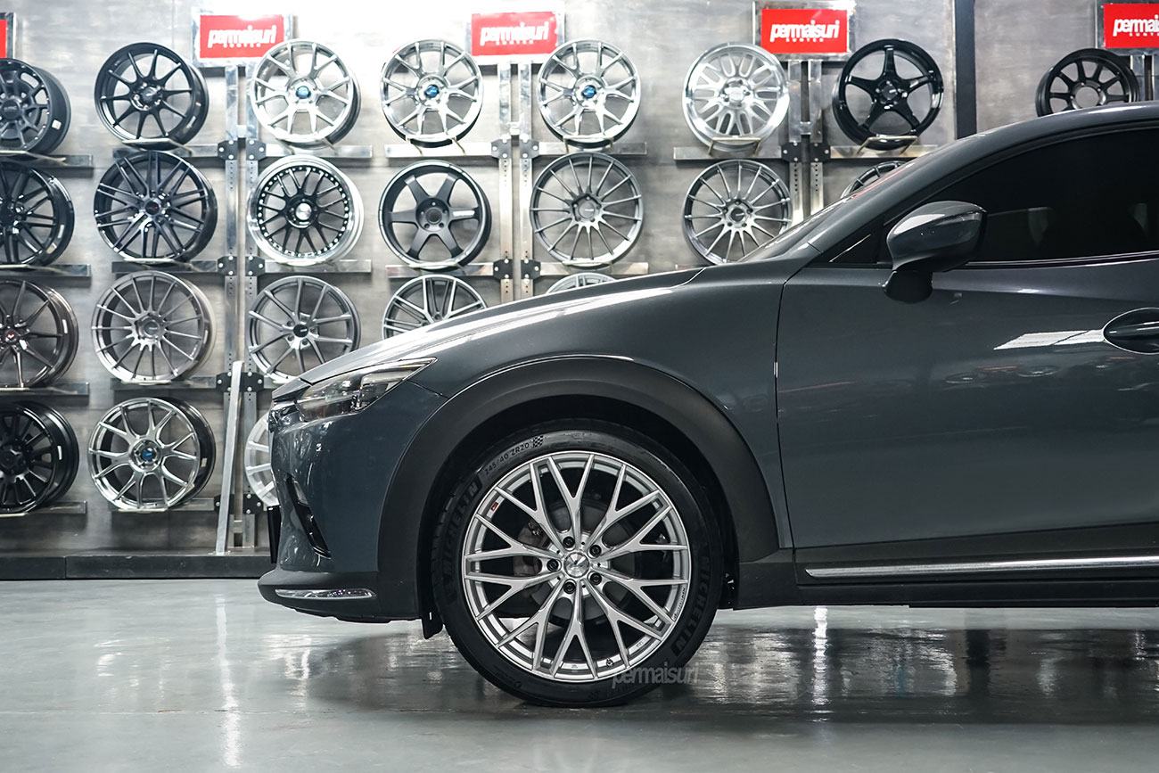 Weds Leonis MX with Mazda 3