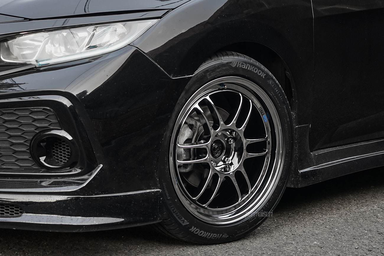Enkei RPF1 with Honda Civic